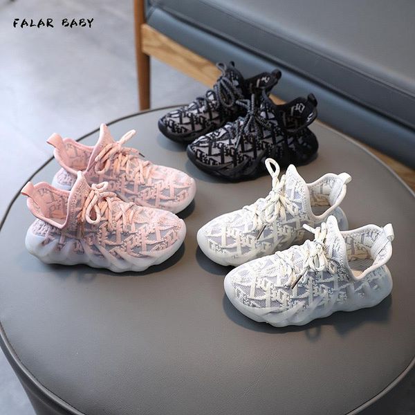 

children's coconut shoes 2021 summer boys and girls mesh sneakers breathable soft bottom fashion kids cs142 athletic & outdoor, Black