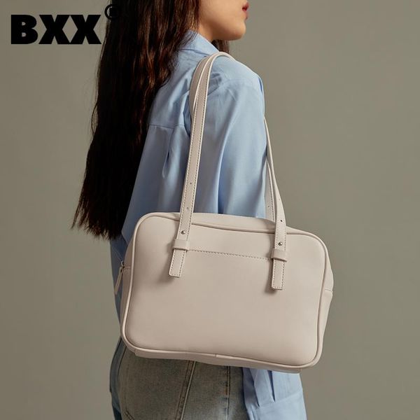 

evening bags [bxx] simple solid color high capacity pu leather for women 2021 summer shoulder bag trending luxury hand hs919