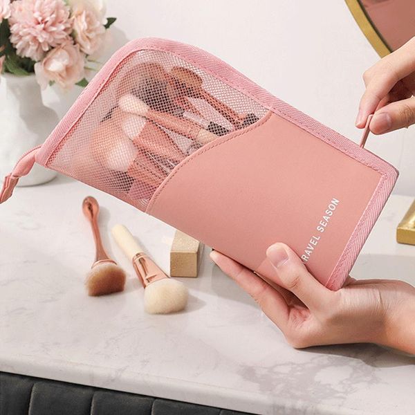 

storage boxes & bins cosmetic tool bag makeup brush finishing bucket tube lipstick eyebrow pencil highlight stick portable mjj88