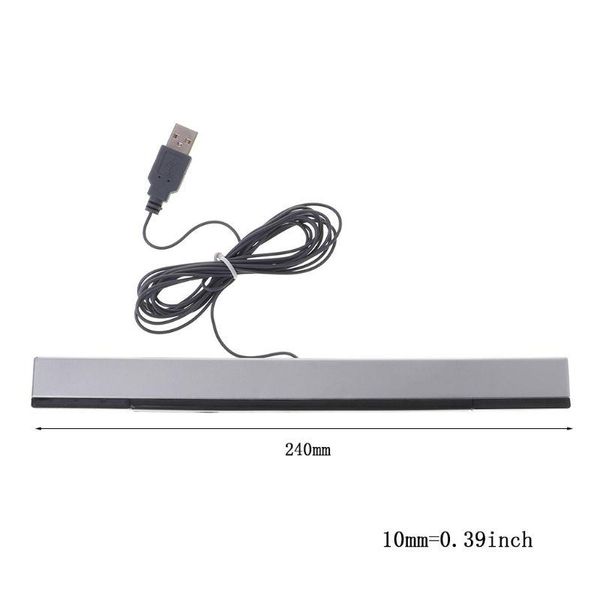 

game controllers & joysticks 594f sensor bar wired receivers ir signal ray usb plug replacement for nitendo remote