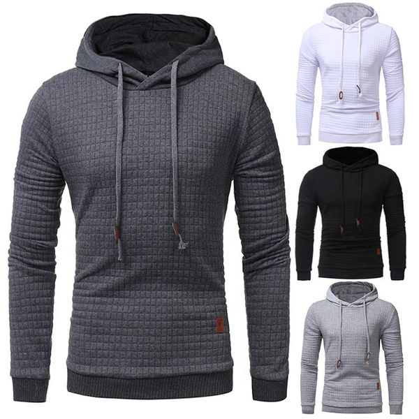 

men's hoodies & sweatshirts a776 custom compression sportswear who ran the training set tight long sleeved shirt pants leggings fitness, Black