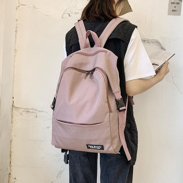 

backpack fashion nylon student travel couple models wild large-capacity school bag gym sports