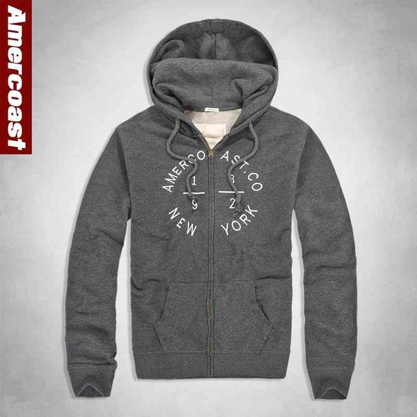 

thickened sweater men's fashion autumn winter large cardigan us hoodie s20b, Black