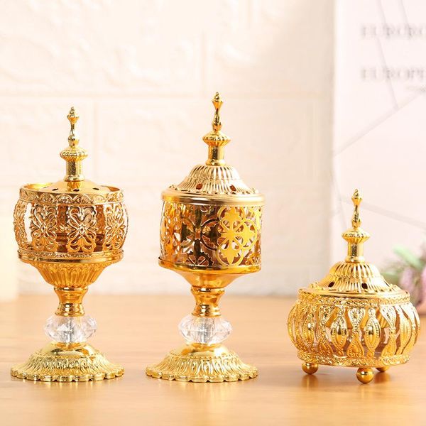

middle east european style creative lace incense burner fashion metal decoration simple sandalwood at fragrance lamps