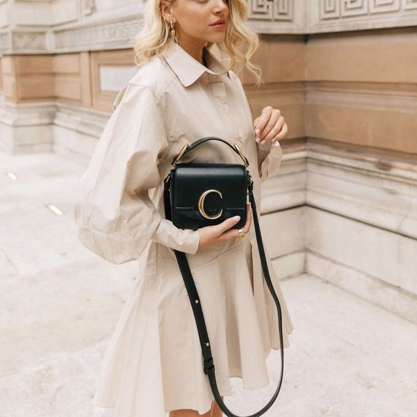 

blsqr causal solid spring loose dress high street fashion long sleeve women lapel draped mini es 210430, Black;gray