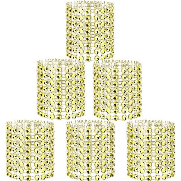 

pcs napkin ring, rhinestone suitable for wedding party banquet dinner or holiday family party, reception rings