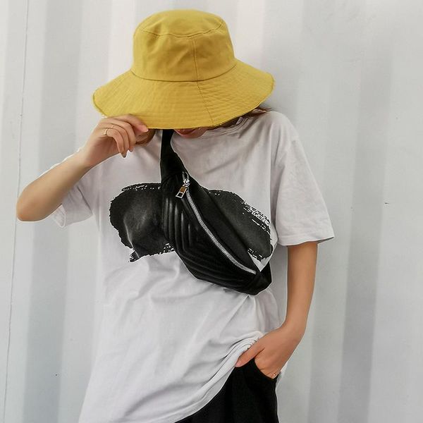 

waist bags 2021women bag fanny pack pu adjustable belt purse small phone key pouch solid fashion casual light weight