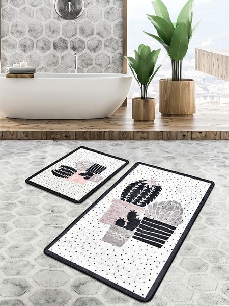 

bath mat bathroom non-slip mats rug shower carpet 2 pcs douche badmat wc toilet floor set bathtub toiletmat