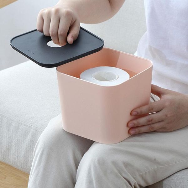 

tissue boxes & napkins nordic ins deskpaper roll box plastic square