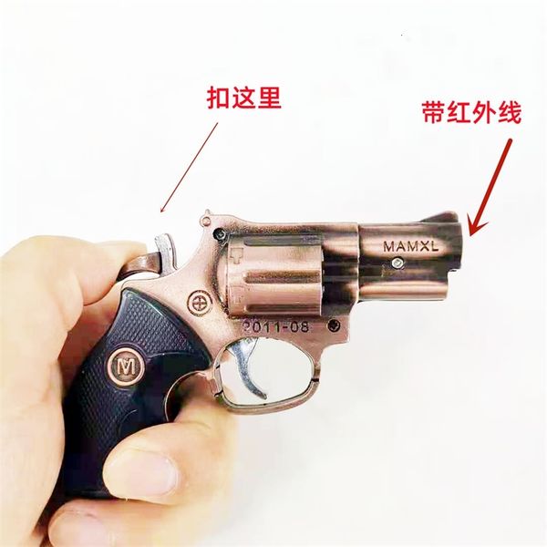 

do not fire revolver model alloy lighter with laser non lethal metal toy pistol 08 without