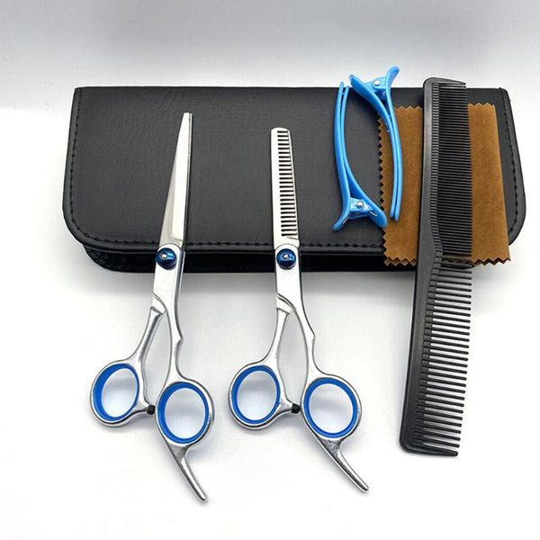 

hair scissors 6 inch flat thinning barber tool ft l set stainless steel cutting shears supplies