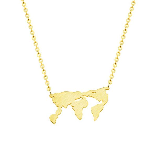 

pendant necklaces classic unique design mult hollow necklace for women travel lover summer eart bijoux femme statement, Silver