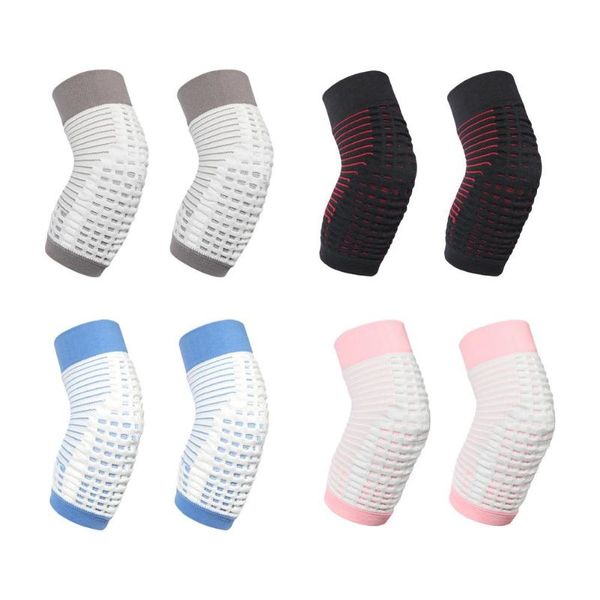 

elbow & knee pads kids children sleeves for sports basketball football fitness elastic nylon sport compression sleeve, Black;gray