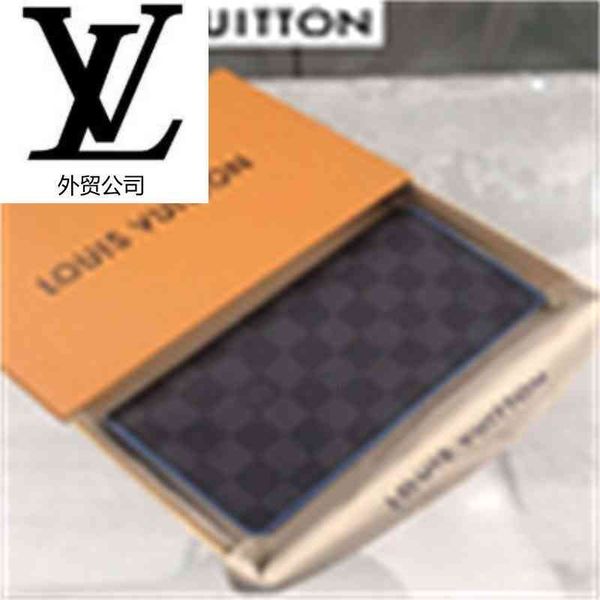 

card luxury aj9a n64430 black checkerboard long wallet men long compact wallet chain wallets key brand holders purse clutches designer eveni