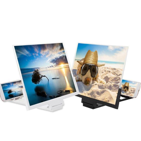 

inch 3d high definition folding video screen phone magnifier smart cellphone stand holder bracket cell mounts & holders