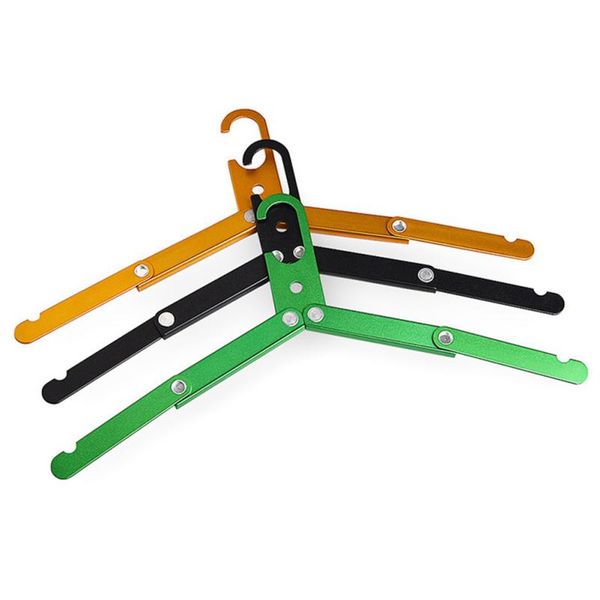 

hangers & racks portable folding coat clothes hanger outdoor travel camping aluminum alloy clothing drying rack wardrobe organizer wholeseal