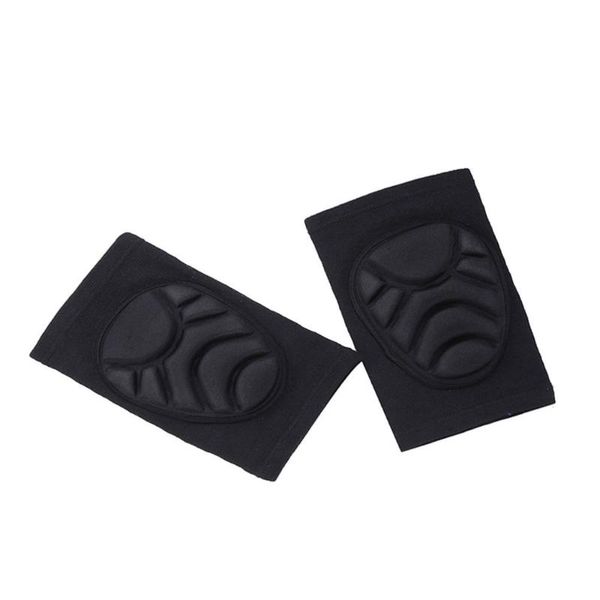 

2pcs children kneepad sponge thickened sports kneecap anti-skid dance knee protector for kids (black size xs) elbow & pads, Black;gray