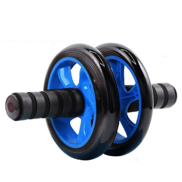 

gym equipment two wheeled abdominal wheel mute exercise sports abdomen roller fitness abs muscle training