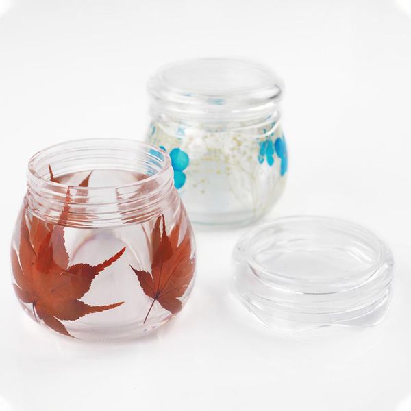 

storage bottles & jars superior material diy crystal pudding cup silicone mold easy to demold clean high transparency for making boxes or