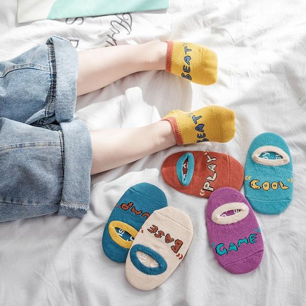 

socks born baby infant cotton organic ankle with non skid soles anti sock for girls boys, Pink;yellow
