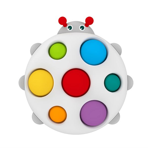 

dhl new push bubble fidget toys cartoon baby silicone hand flipping board sensory dimple early educational toy fidgets gifts