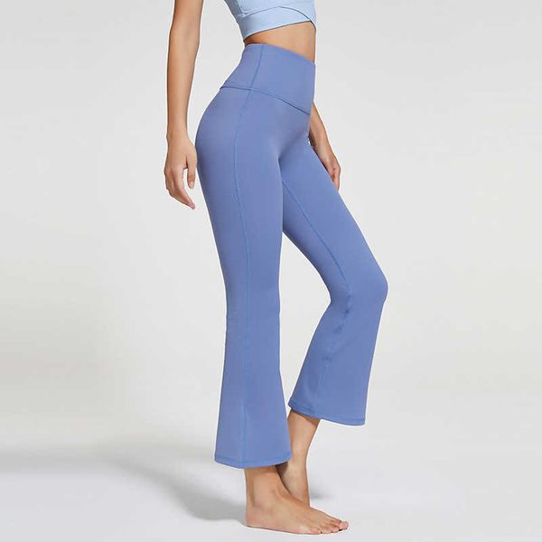 

women's high waist wide foot nude yoga outfits pants loose fit gym clothes women pant sports fi dance rhyme flared pants