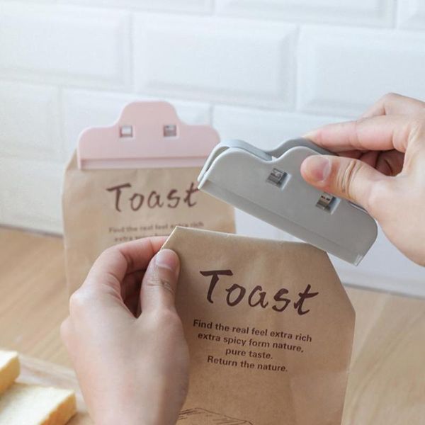 

bag clips 10pcs plastic sealing reusable food clamp practical snack convenient moisture-proof closure 2022