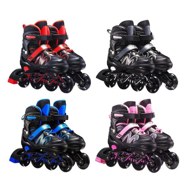 

professional adjustable beginner inline skates roller rollers front wheels shoes men's sneakers for kids skateboarding