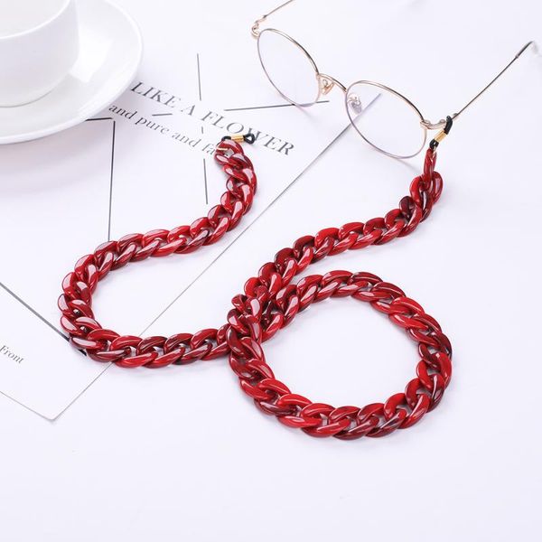 

other fashion accessories dawapara sunglasses chain est acrylic reading glasses hanging neck eye cord, Silver