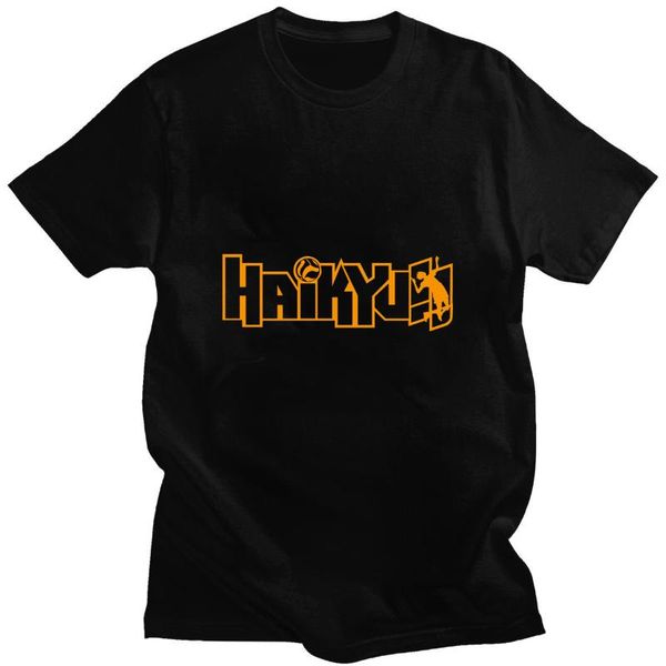 

men's t-shirts arrival haikyuu karasuno cotton tshirt summer mens short sleeve graphic fashion vintage clothes male print streetwear te, White;black