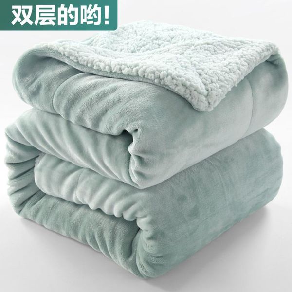 

blankets thick double coral blanket warm sheets flannel blanket.