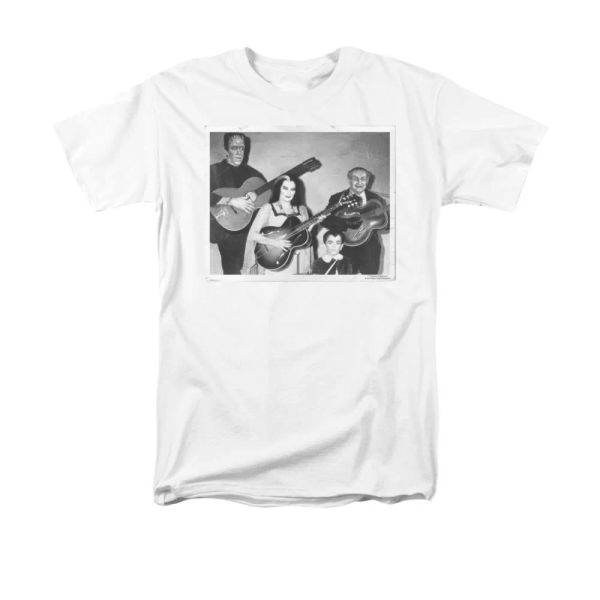 

munsters play it again tv show t-shirt sizes s-3x new, White;black