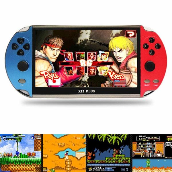 

7.0inch double rocker handheld game console support tv output retro portable video with 2000+ games tf card players