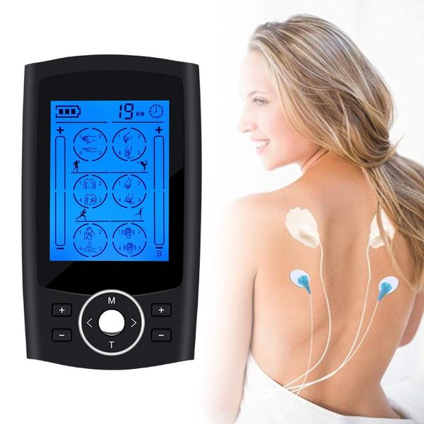 

electric massagers ten unit 24 modes 20 intensity stimulation massager muscle ems therapy pain relief adjustable lightweight lcd display