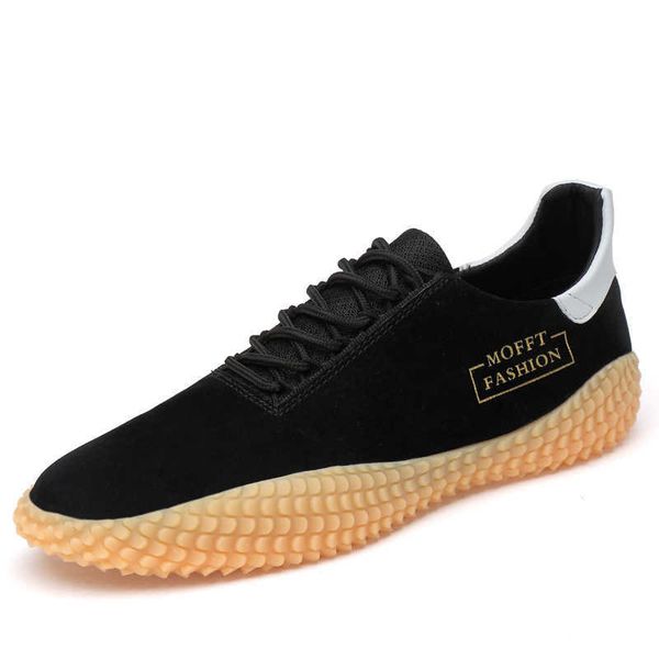 

spring leather lace up men's casual sho comfortable and fashionable board