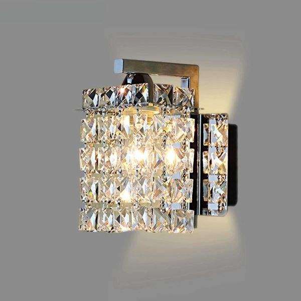

led crystal wall lamp lights luminaria home lighting living room corner modern light lampshade for bathroom lamps
