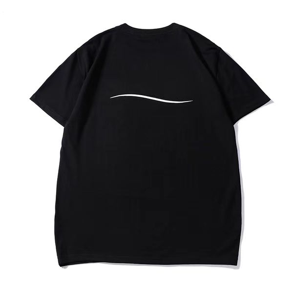 

designer t shirt summer short sleeve waves tee men women lovers luxury t-shirts fashion senior pure cotton size s-xl, White;black