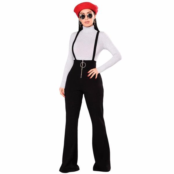 

women's jumpsuits & rompers 2021 2-piece bodycon costume summer o-neck women solid casual club g076, Black;white