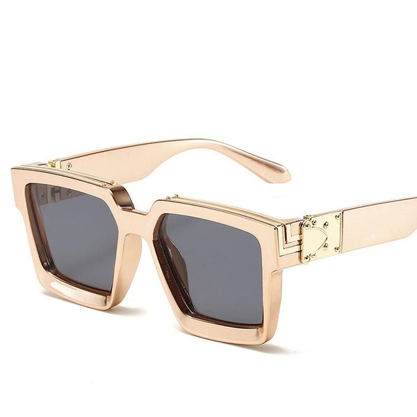 

sunglasses classic fashion square men women designer vintage travel driving big frame cool sun glasses male uv400, White;black