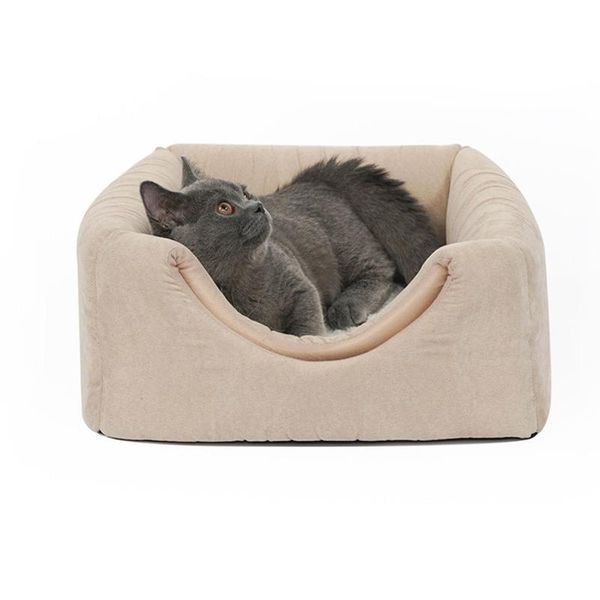 

cat beds & furniture collapsible pet cave bed warm kennel house small dogs sofa mats for kittens window sleeping nest indoor products