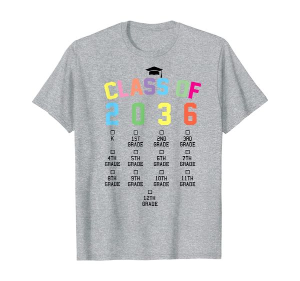

class of 2036 grow with me shirt kinder back to school gift, White;black