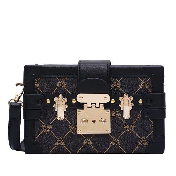 

wholesale box bag clutch bags handbags women fashion leather evening lady purse messenger shoulder classic bnhno