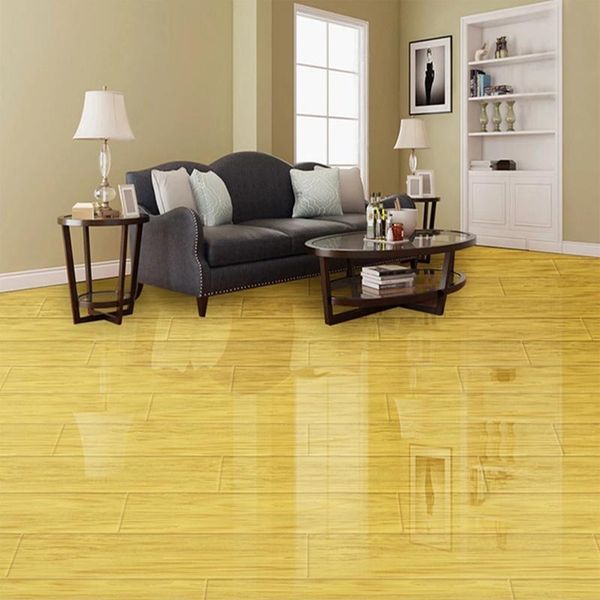 

wallpapers custom 3d po wallpaper yellow imitation wood grain floor mural pvc waterproof tile sticker for bedroom living room decoration