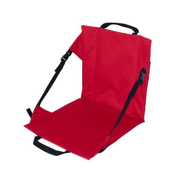 

portable outdoor camping travel folding chair comfort seats with backrest beach moisture-proof leisure barbecue cushion fishing accessories