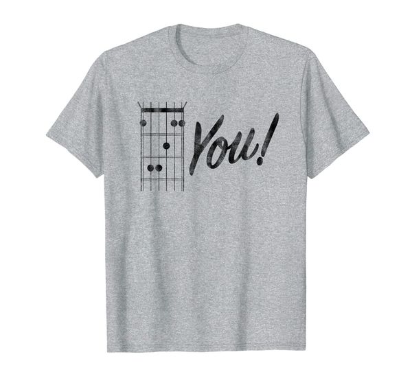 

f chord you fu funny guitar t-shirt, White;black