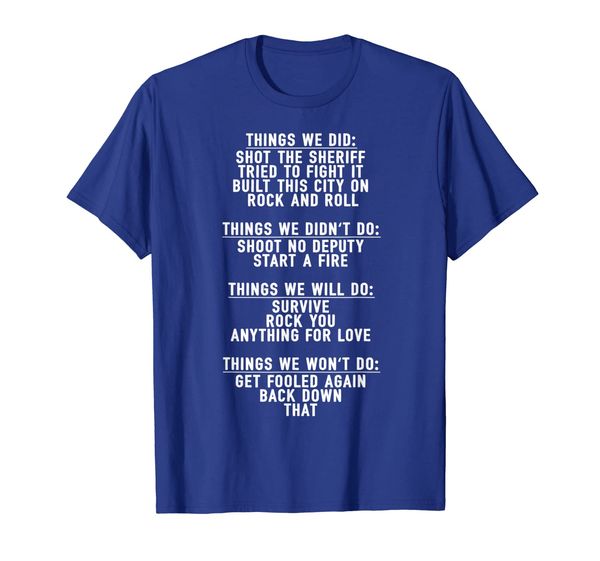

song lyric shirts for women men funny guessing music hits, White;black