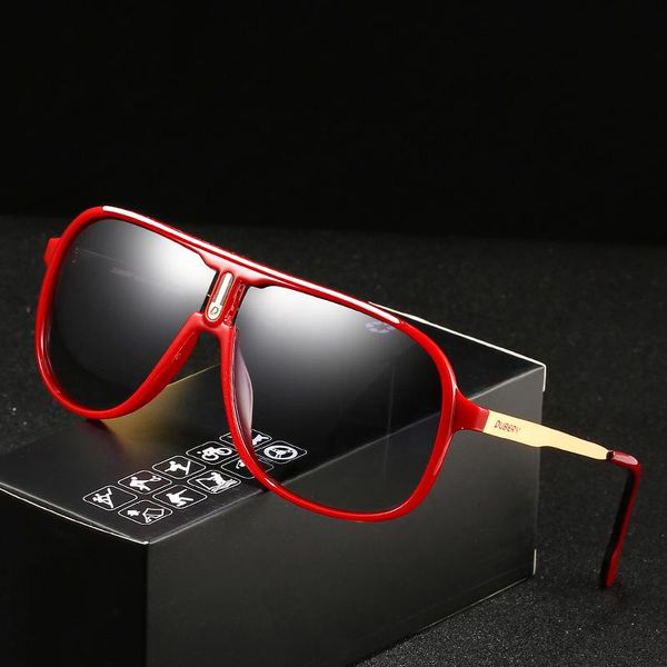

vintage sunglasses polarized men's sun glasses for men square driving black goggles oculos male 7 colors model 107, White;black