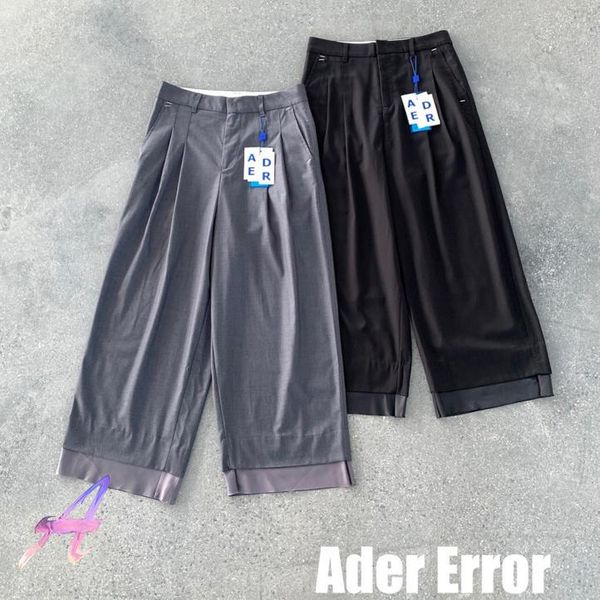 

women's pants & capris ader error trousers simple style ladies stitching casual suit women clothing, Black;white