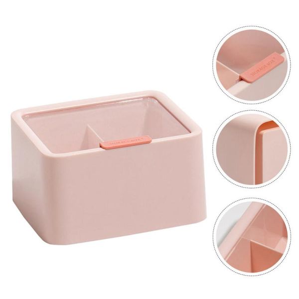 

1pc lip gloss storage case desklipstick cosmetic container with lid ) boxes & bins