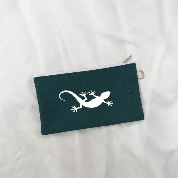 

wallets lizard gecko letter print personalized custom candy colors funny geeky girls designer cartoon printing, Red;black